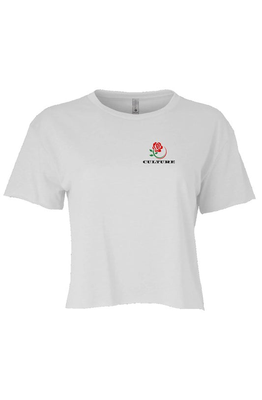 FDC Womens Rose Crop T-Shirt